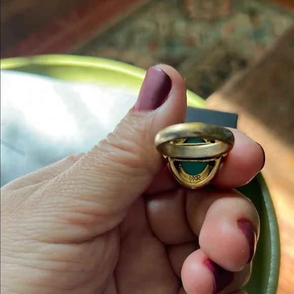 Silpada SET Turquoise and Brass size 7 and drop earrings - Picture 9 of 10